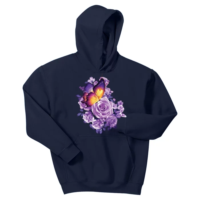 Purple 2024 rose hoodie