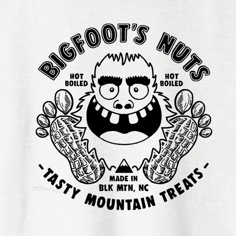 Bigfoot Boiled Peanuts Funny Sasquatch Women's Crop Top Tee