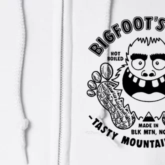 Bigfoot Boiled Peanuts Funny Sasquatch Full Zip Hoodie