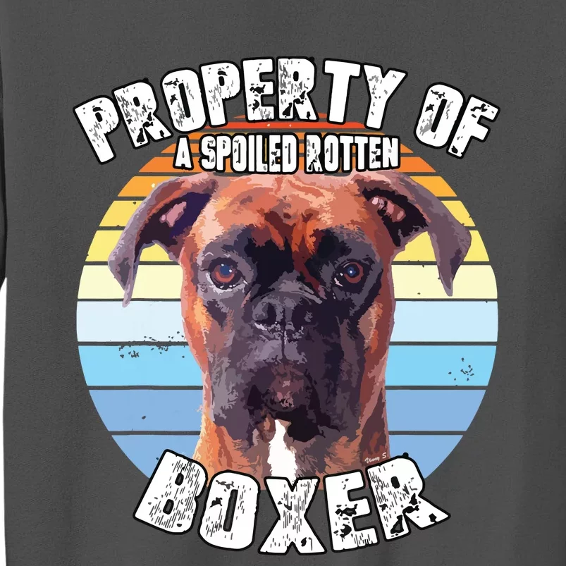 Boxer Brindle Property Of Tall Sweatshirt