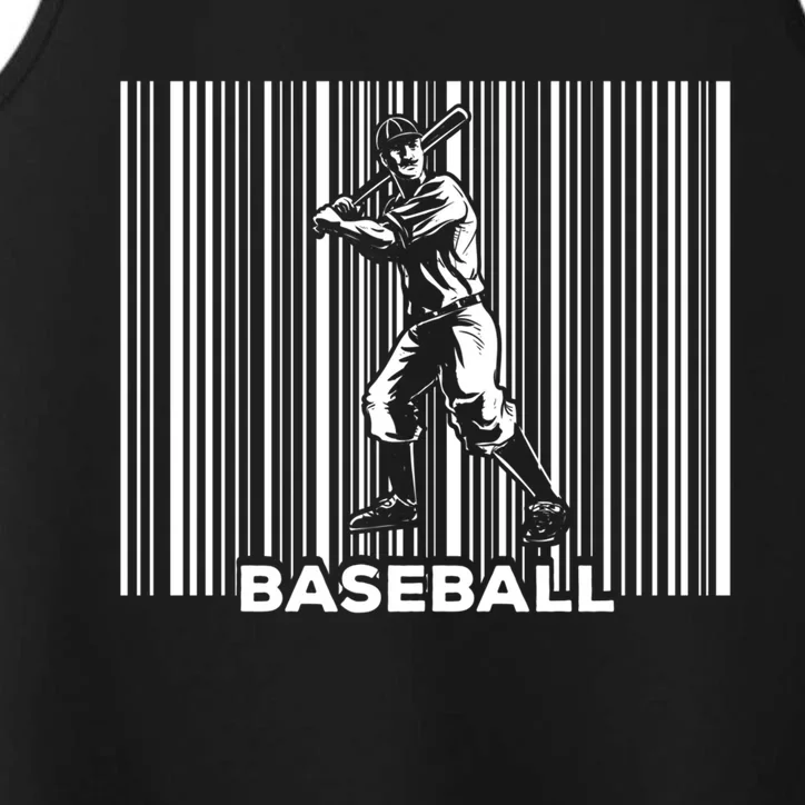 Baseballer Bat Pitcher Homerun Umpire Gift Player Baseball Cool Gift Performance Tank