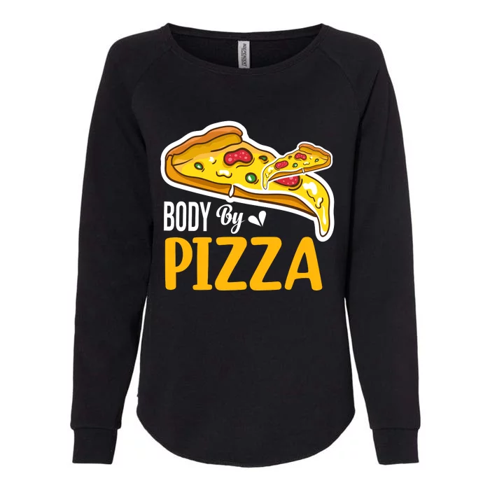 Body By Pizza Graphic Plus Size Shirt For Girl Boy Womens California Wash Sweatshirt