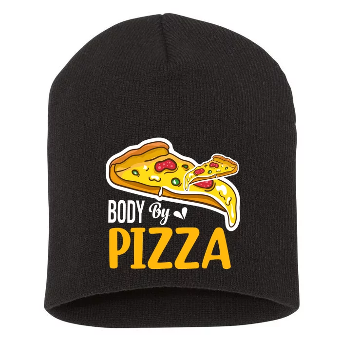 Body By Pizza Graphic Plus Size Shirt For Girl Boy Short Acrylic Beanie