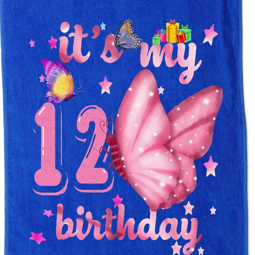 BUTTERFLY Birthday Princess 12th Birthday BUTTERFLY Platinum Collection Golf Towel