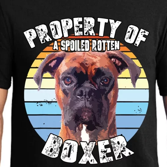 Boxer Brindle Property Of Pajama Set