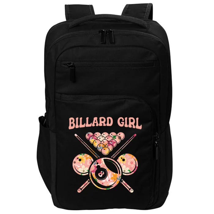 Billiard Billard Player 8ball Pool Snooker Billiards Gift Impact Tech Backpack