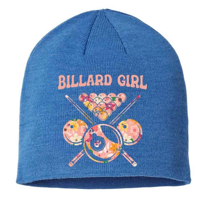 Billiard Billard Player 8ball Pool Snooker Billiards Gift 8 1/2in Sustainable Knit Beanie