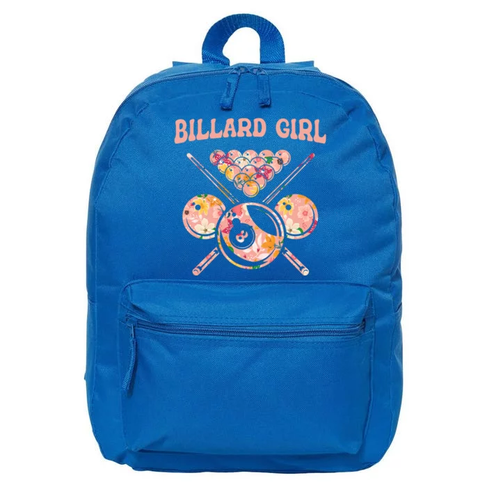 Billiard Billard Player 8ball Pool Snooker Billiards Gift 16 in Basic Backpack