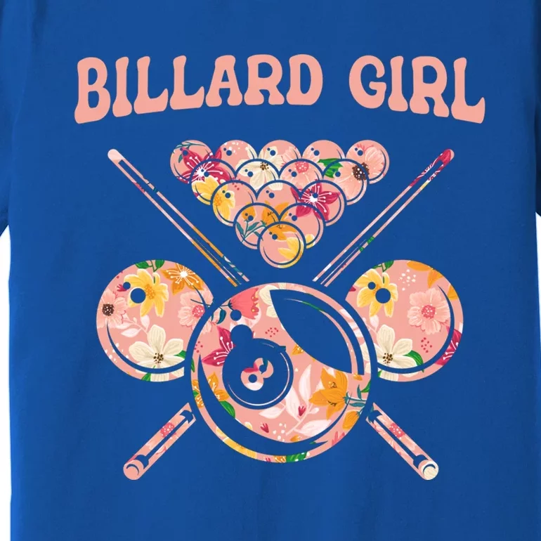 Billiard Billard Player 8ball Pool Snooker Billiards Gift Premium T-Shirt