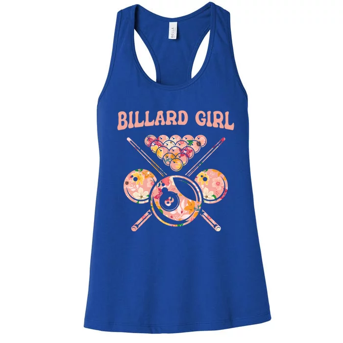 Billiard Billard Player 8ball Pool Snooker Billiards Gift Women's Racerback Tank