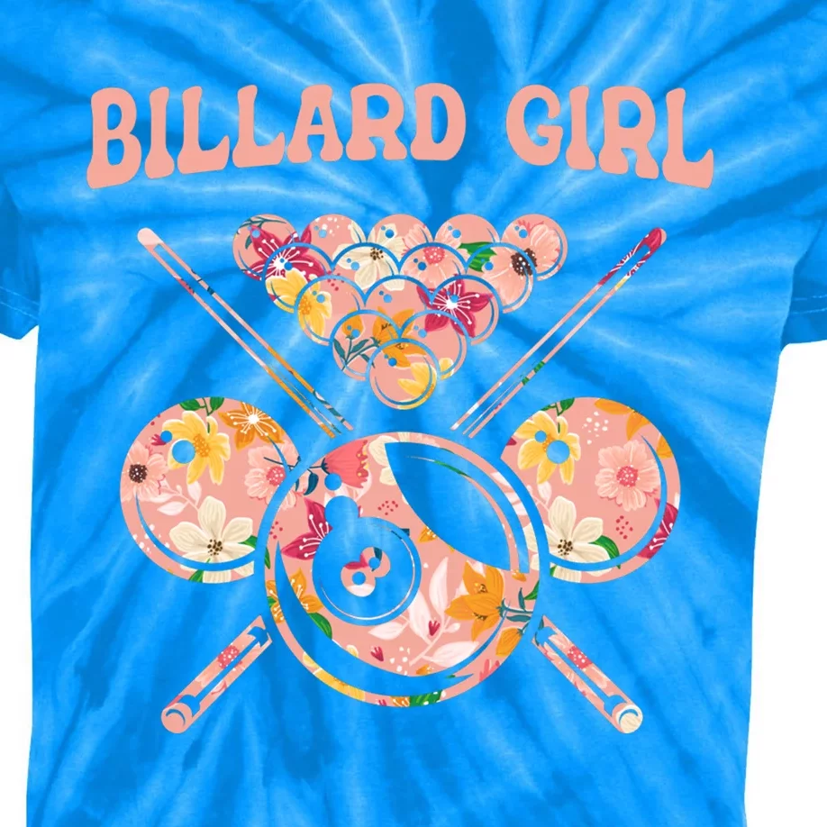 Billiard Billard Player 8ball Pool Snooker Billiards Gift Kids Tie-Dye T-Shirt