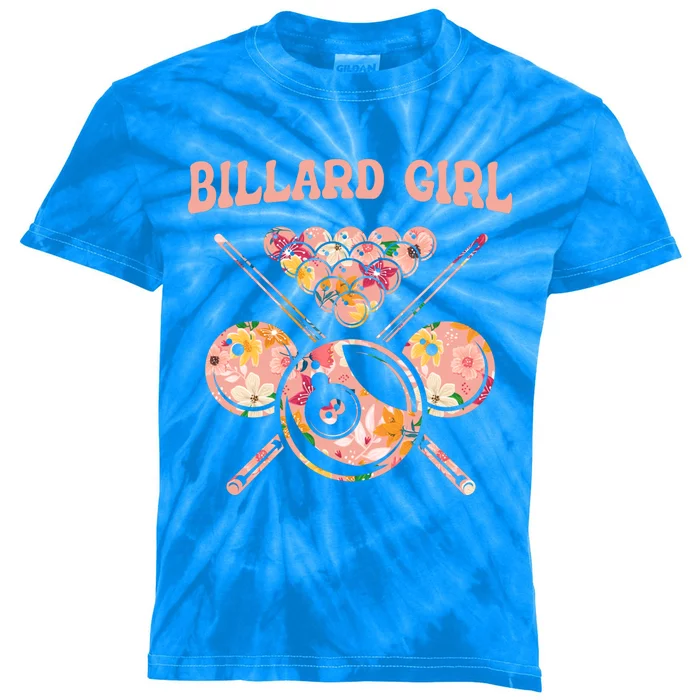 Billiard Billard Player 8ball Pool Snooker Billiards Gift Kids Tie-Dye T-Shirt