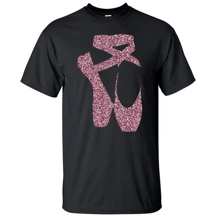 Ballet Ballerina Pointe Shoes Point Tall T-Shirt