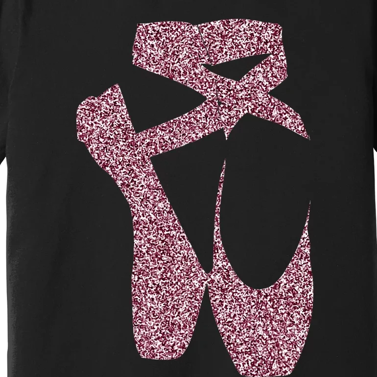 Ballet Ballerina Pointe Shoes Point Premium T-Shirt