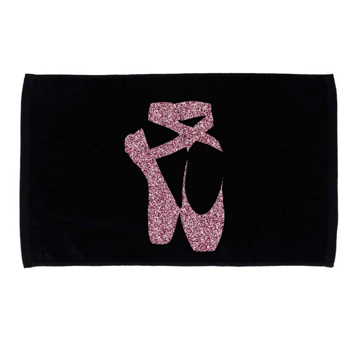 Ballet Ballerina Pointe Shoes Point Microfiber Hand Towel