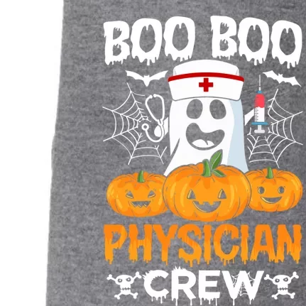 Boo Boo Physician Crew Halloween Doctor Healthcare Medical Funny Gift Doggie 3-End Fleece Hoodie