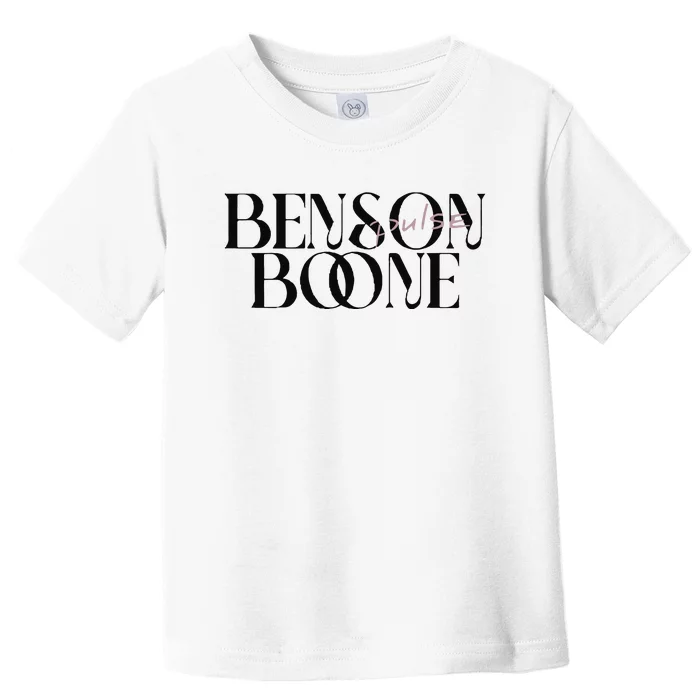 Benson Boone Pulse Toddler T-Shirt