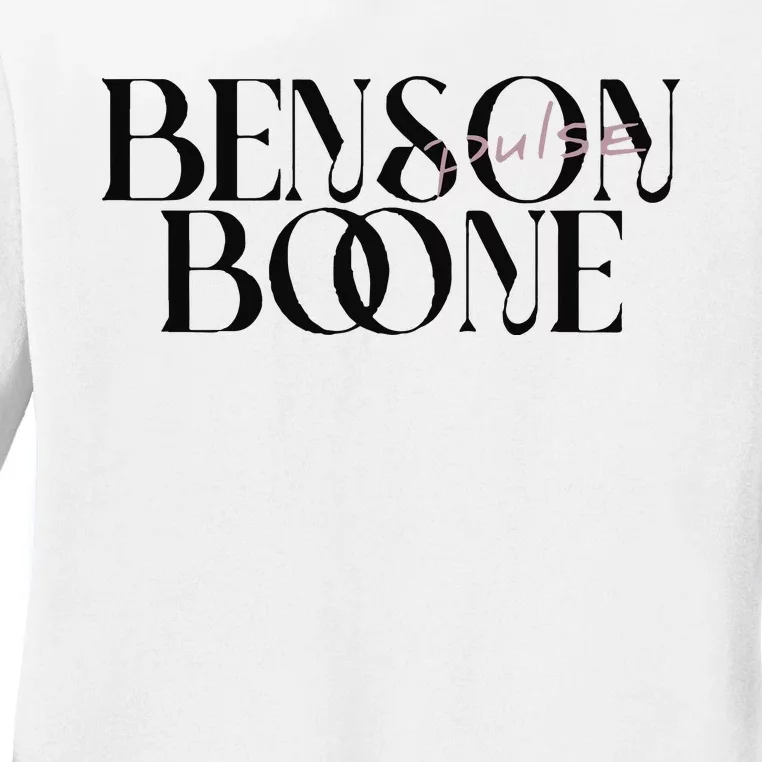 Benson Boone Pulse Ladies Long Sleeve Shirt