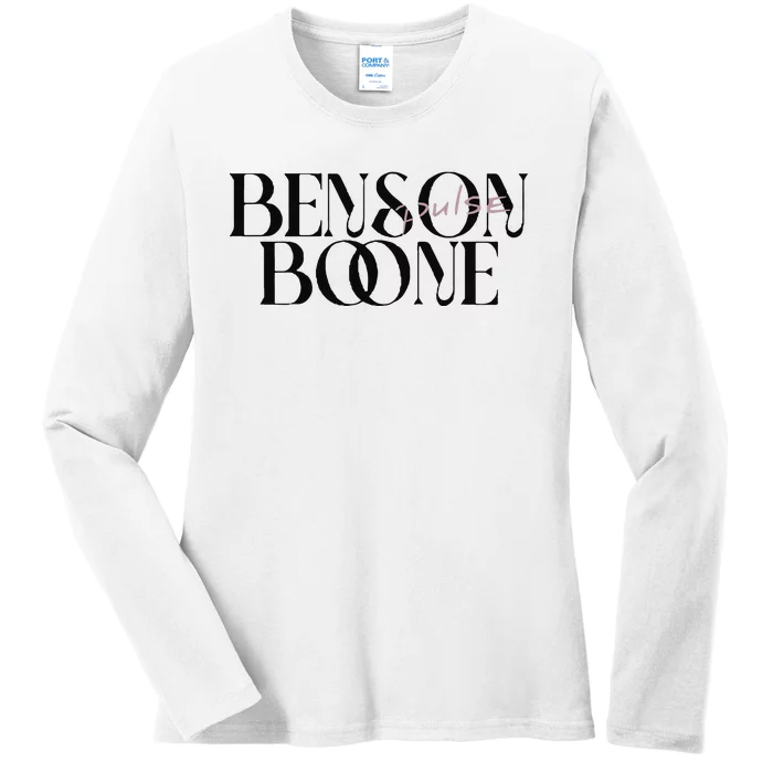 Benson Boone Pulse Ladies Long Sleeve Shirt