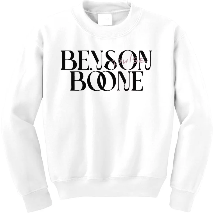 Benson Boone Pulse Kids Sweatshirt