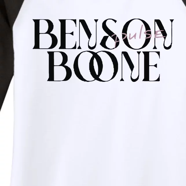 Benson Boone Pulse Women's Tri-Blend 3/4-Sleeve Raglan Shirt