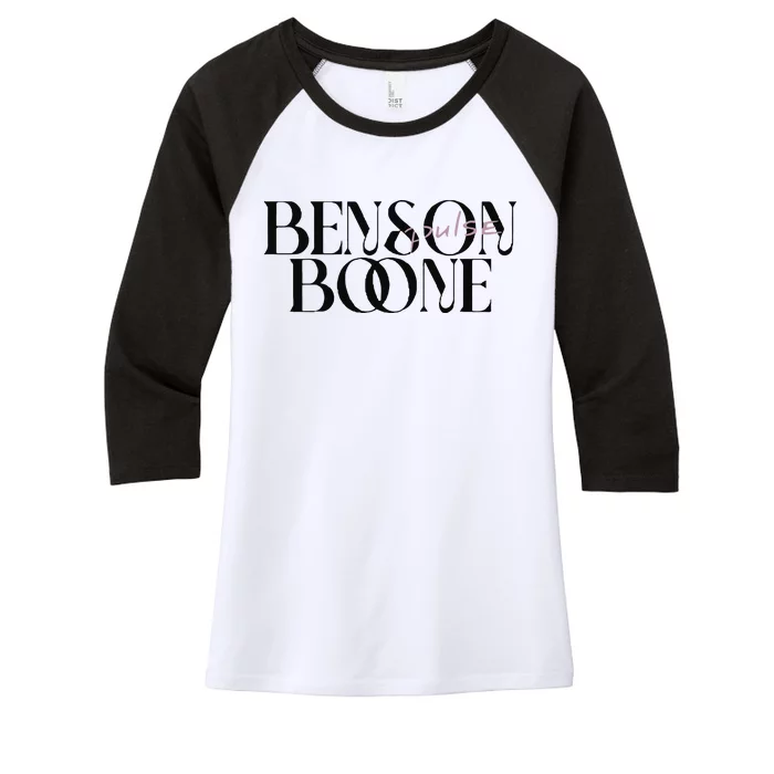 Benson Boone Pulse Women's Tri-Blend 3/4-Sleeve Raglan Shirt