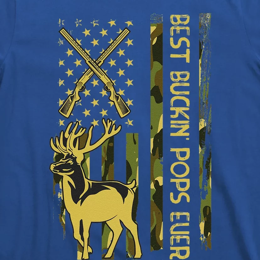 Best Buckin POPS Ever Deer Hunting Bucking Christmas T-Shirt