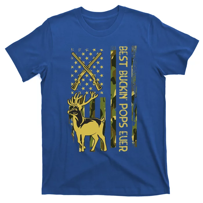 Best Buckin POPS Ever Deer Hunting Bucking Christmas T-Shirt