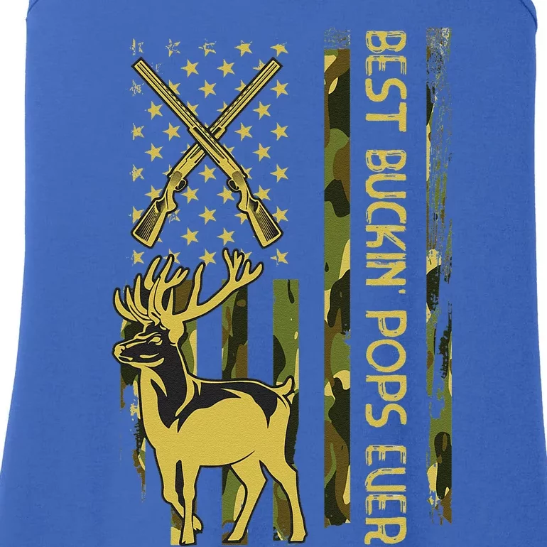 Best Buckin POPS Ever Deer Hunting Bucking Christmas Ladies Essential Tank