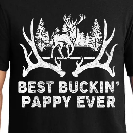 Best Buckin Pappy Ever Deer Hunting Fathers Day Meaningful Gift Pajama Set