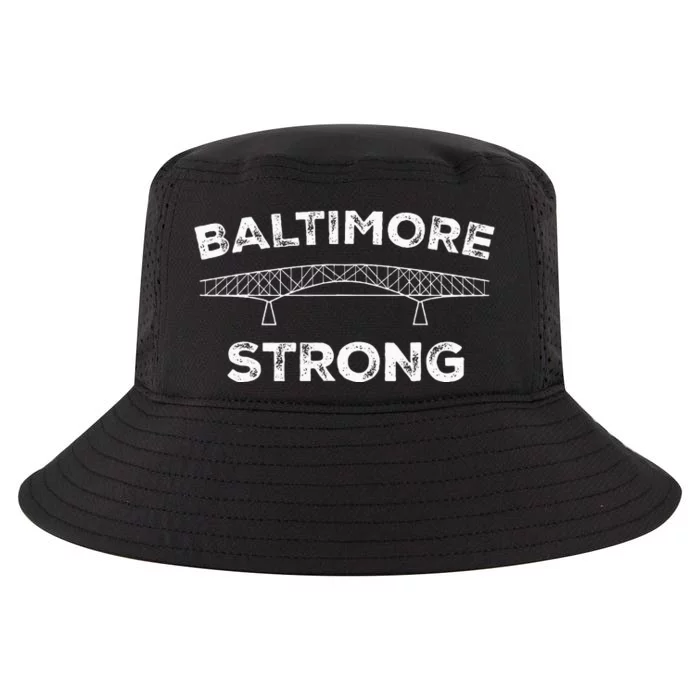 Baltimore Bridge Pray For Baltimore Cool Comfort Performance Bucket Hat