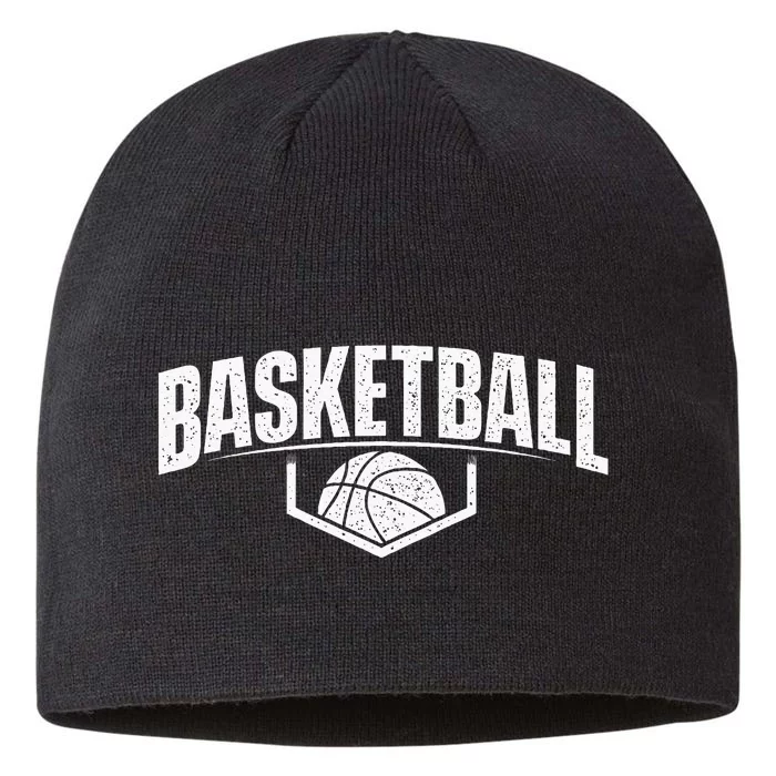 Basketball Ball Player Game Trainer Sports Lover 8 1/2in Sustainable Knit Beanie