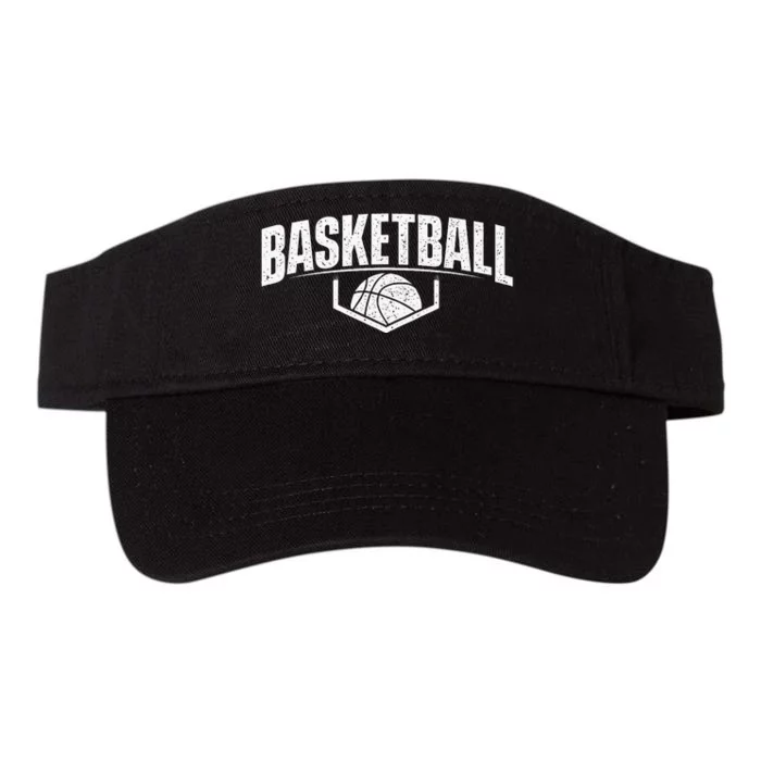 Basketball Ball Player Game Trainer Sports Lover Valucap Bio-Washed Visor