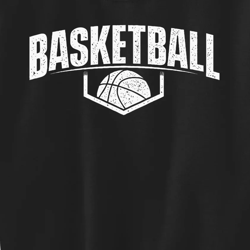 Basketball Ball Player Game Trainer Sports Lover Kids Sweatshirt