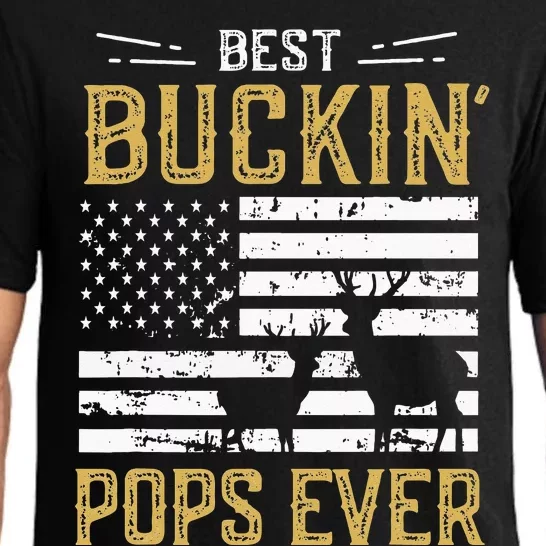 Best Buckin Pops Ever Funny Gift Deer Hunter Cool Hunting Pajama Set