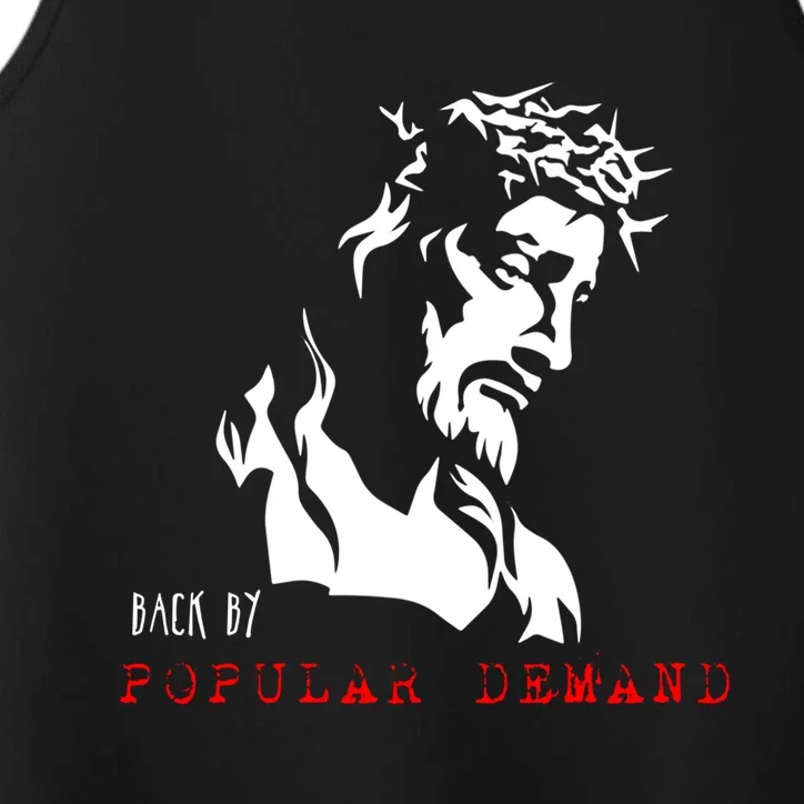 Back By Popular Ded Easter Gift With Jesus Gift Performance Tank