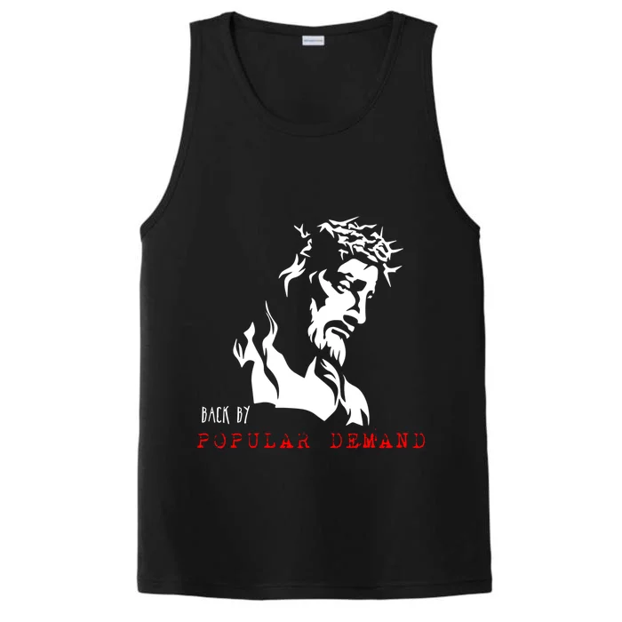 Back By Popular Ded Easter Gift With Jesus Gift Performance Tank