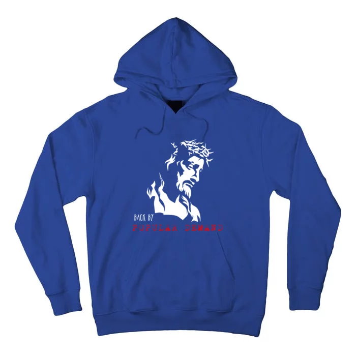 Back By Popular Ded Easter Gift With Jesus Gift Tall Hoodie