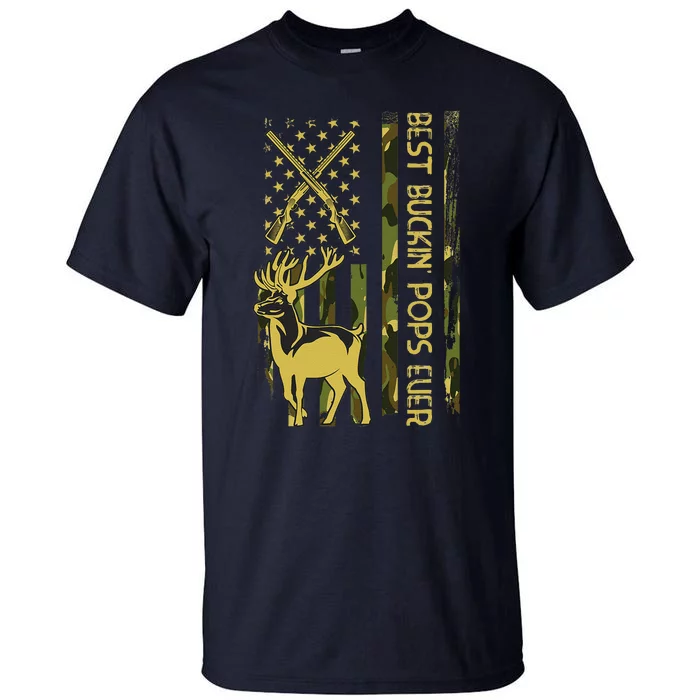 Best Buckin POPS Ever Deer Hunting Bucking Christmas Tall T-Shirt