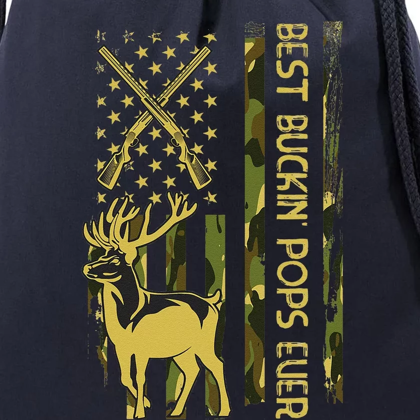 Best Buckin POPS Ever Deer Hunting Bucking Christmas Drawstring Bag