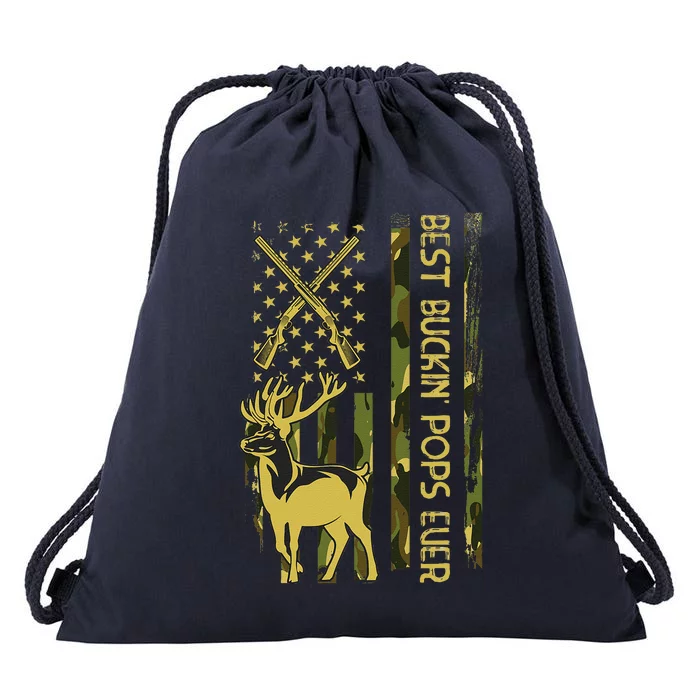 Best Buckin POPS Ever Deer Hunting Bucking Christmas Drawstring Bag