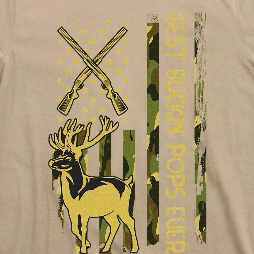 Best Buckin POPS Ever Deer Hunting Bucking Christmas T-Shirt