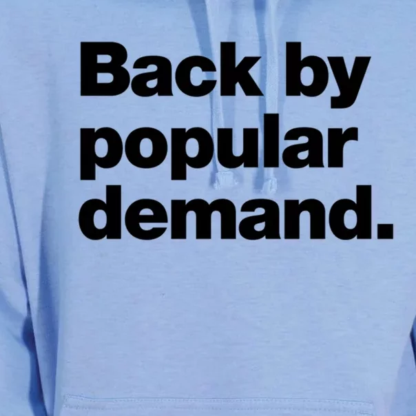 Back By Popular Ded Funny Deadpan Design Funny Gift Unisex Surf Hoodie