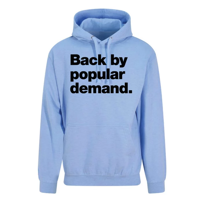 Back By Popular Ded Funny Deadpan Design Funny Gift Unisex Surf Hoodie