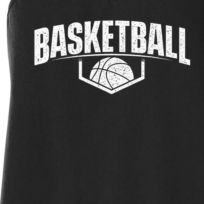 Basketball Ball Player Game Trainer Sports Lover Women's Racerback Tank