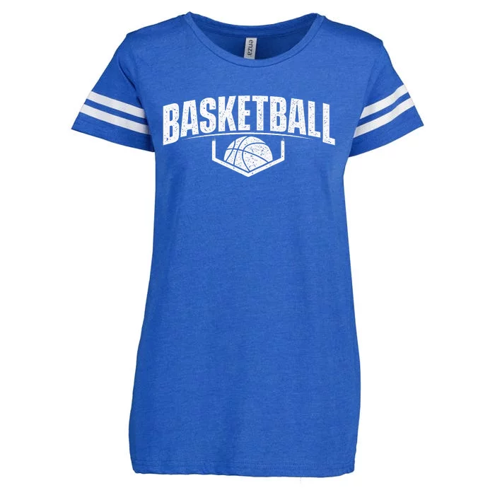 Basketball Ball Player Game Trainer Sports Lover Enza Ladies Jersey Football T-Shirt