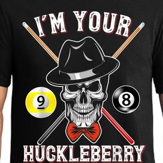 Billiard Billiards Pool I'M Your Huckleberry Funny Pajama Set