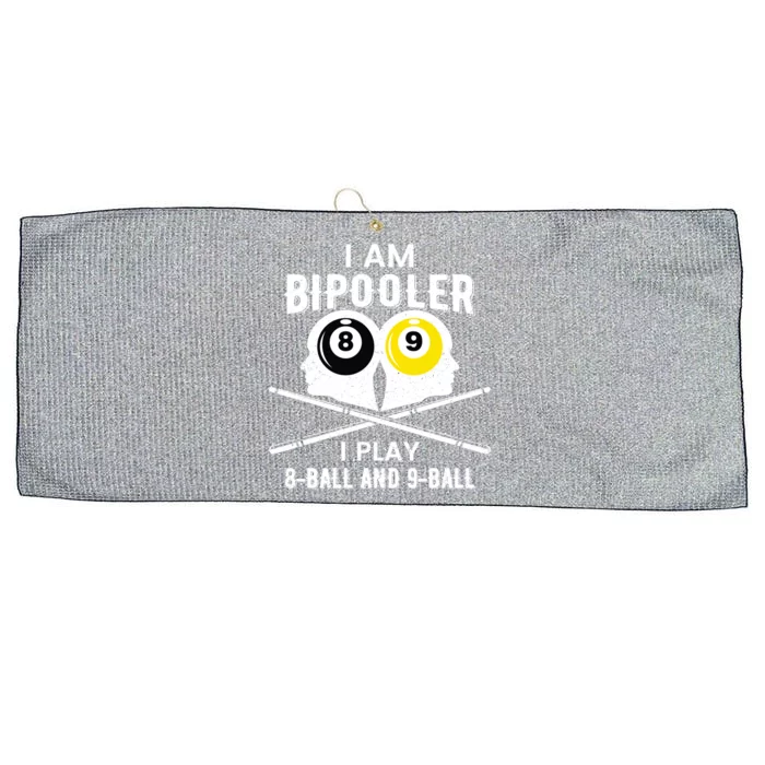 Bipolar Bipooler Pool Player Pool Billiards Gift 8 Ball 9 Meaningful Gift Large Microfiber Waffle Golf Towel