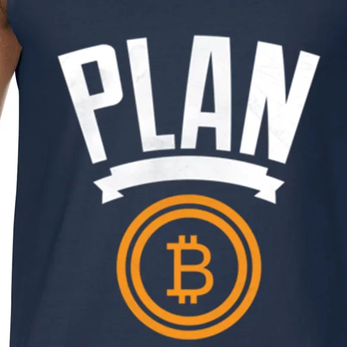 Bitcoin Btc Plan B Vintage Cryptocurrency Satoshi Nakamoto Funny Gift Comfort Colors® Tank Top