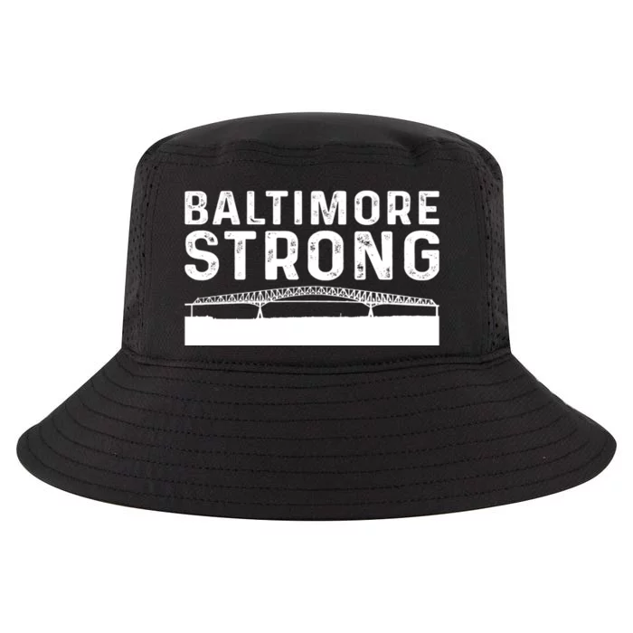 Baltimore Bridge Pray For Baltimore Baltimore Strong Cool Comfort Performance Bucket Hat